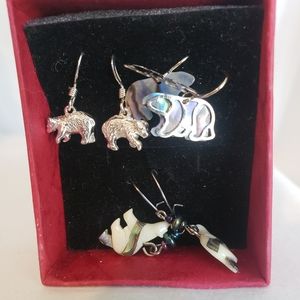 Glacier pearle earrings